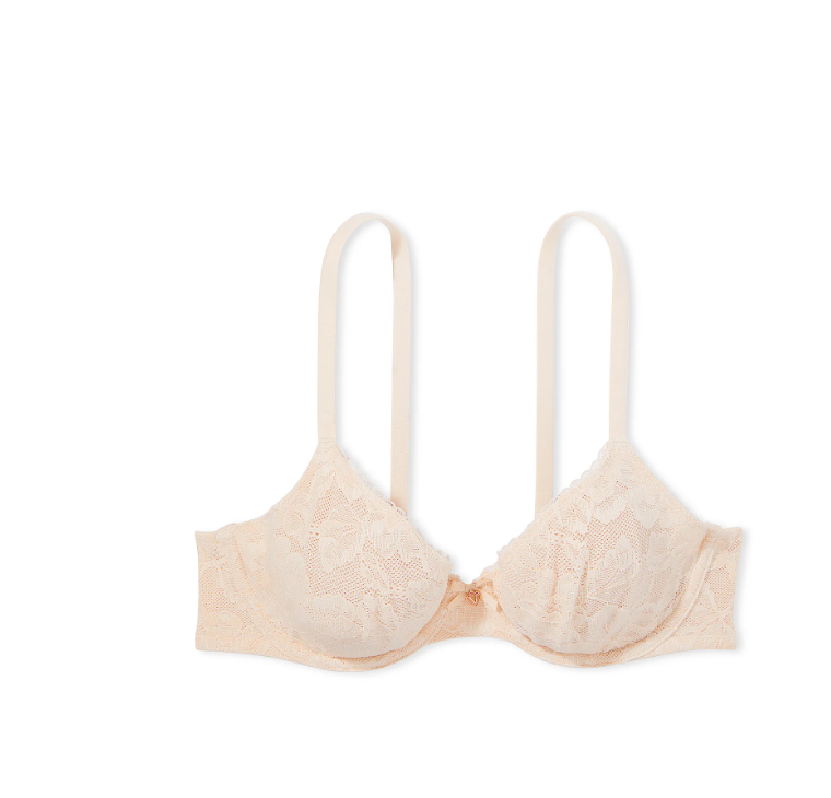 Brasier Victoria Secret  Media Copa Encaje sin forro Encaje crema - 34 C